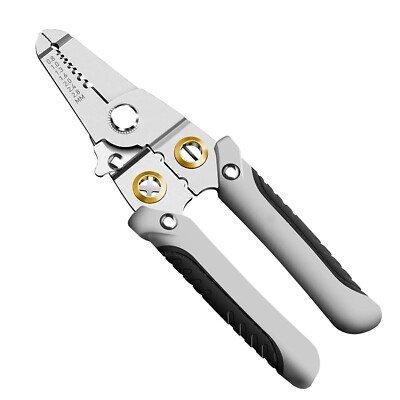 Wire Stripper And Crimping Tool for Electrician, Multifunction Stainless Steel