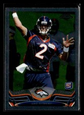 Zac Dysert 2013 Topps Chrome #5 Rookie Denver Broncos