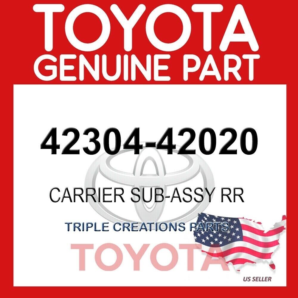 トヨタ TS020 VENTURE SAFENET 2号車 GENUINE 4230442020 OEM TOYOTA CARRIER SUB-ASSY, REAR AXLE