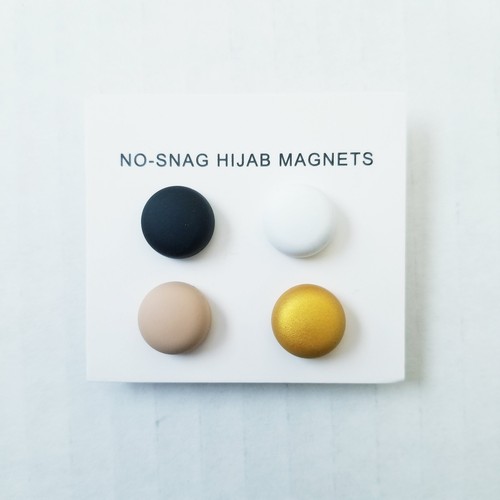 Pack Of 4 Snag Free Hijab Magnets Pins MATTE Strong Magnets For Hijab - Picture 2 of 3
