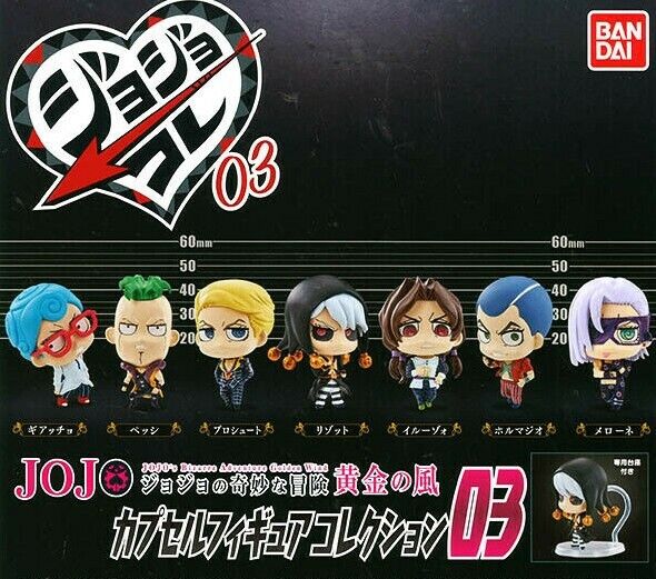 Anime Blind Box Golden Wind JoJo Bizarre Acrylic Stand 1 Random Mini Figure