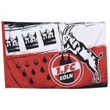 Flagge Fahne mit Hohlsaum 1. FC Köln Wappen - 100 x 150 cm