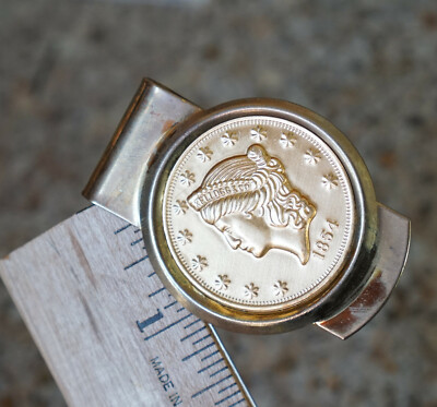 1854 gold 5$ moneyclip 1854 gold 5$ moneyclip