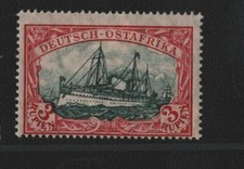 B4280 DOA Deutsch Ostafrika 39 II A IIa * gepr. J&auml;schke BPP falsches Mittelst&uuml;ck