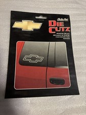 Die Cutz 2 Pcs White Chevy Logo Window Decals