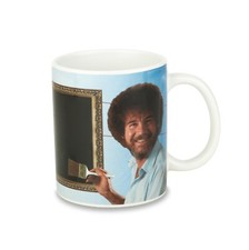 Bob Ross Artist The Joy of Painting Official Heat Change MUG In Gift Box