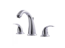 New Ultra Faucet Vantage Widespread Two Handle Bathroom Faucet Chrome UF55010
