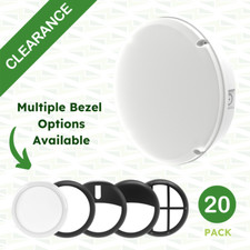 20 X Lumineux LED Bulkhead 16W 3CCT IP66 MW - Multiple Bezels Available - 401581