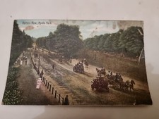 Postcard. London. Hyde Park.  Rotten Row. England. United Kingdom. Vintage.c1905