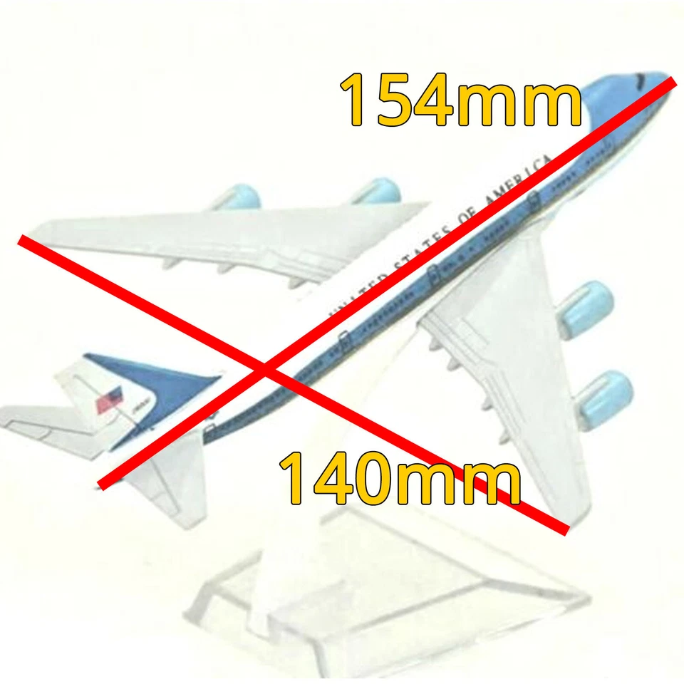 Modellino metallo pressofuso aereo collezione Air Force One Boeing 747 USA  - Immagine 2 di 4