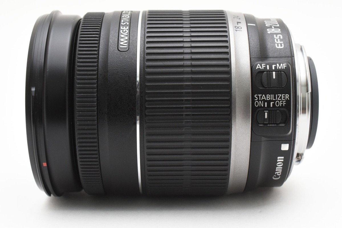 Near Mint] Canon EF-S 18-200mm F3.5-5.6 IS AF ZOOM Lens Black From