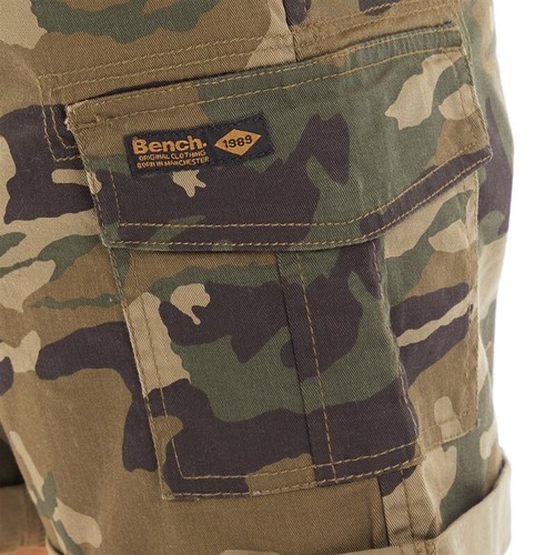 Bench Womens Ashline Cargo Shorts - Camo Green - Picture 3 of 4