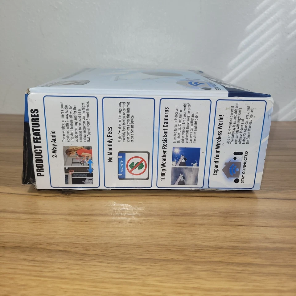 Night Owl’s 4 Channel 1080p HD Video Security System CL-WG416-2OU Open Box - Изображение 3 из 4