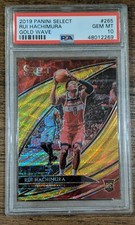 Rui Hachimura 2019-20 Select Courtside ROOKIE RC T-MALL GOLD Wave PSA 10 #265