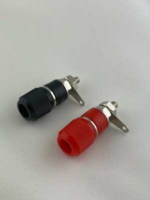 PACK OF 50! Red/Black 10 Ampere Binding Post (25 Red/25 Black)