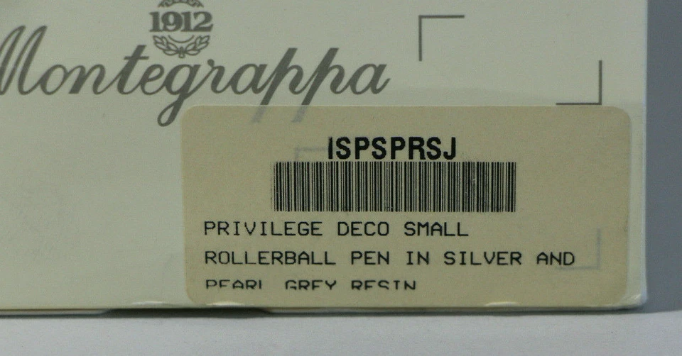 Montegrappa Privilege Deko Rollerballl Pen Silver (T164-R80) - Bild 4 von 4