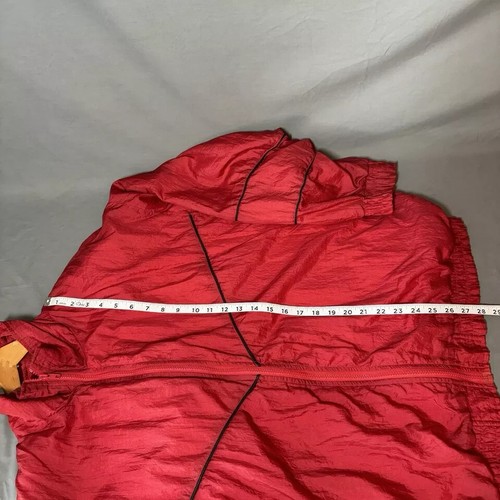 Vintage Marina Bay Windbreaker Jacket Womens XL 80s Retro Full Zip Nylon 90s - Picture 6 of 6