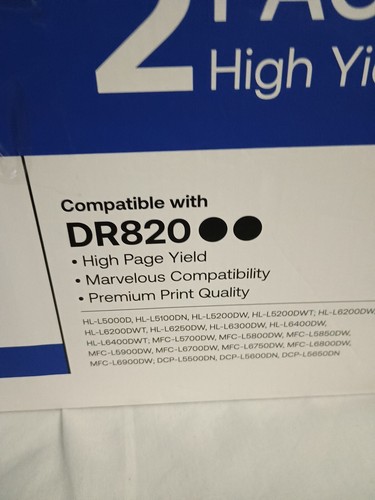 DR-820 Drum Unit Compatible Replacement Brother DR820 HL-L6200DW MFC-L5850DW - Picture 4 of 5