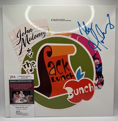JOHN MULANEY SIGNED SACK LUNCH BUNCH VINYL LP - JSA COA
