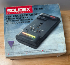Solidex VC-88 Video Battery Reconditioner & Quick Charger VHS-c Compatible NEW