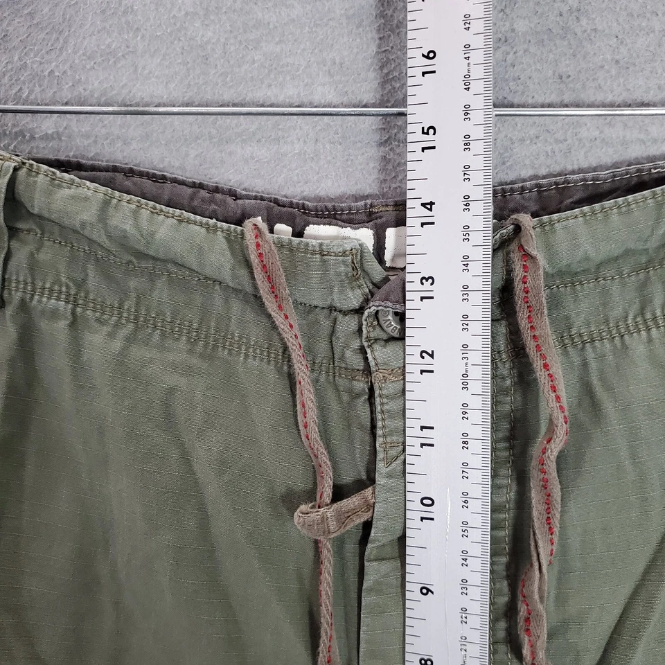 Pantalones Cortos Union Bay Hombres 42 Oliva Ripstop Carga Exterior Senderismo Bolsillos Cordón Foto 4 de 4