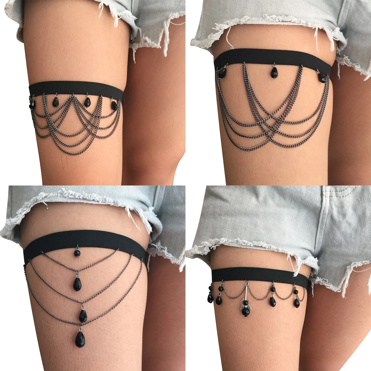 Chain garter deals belt
