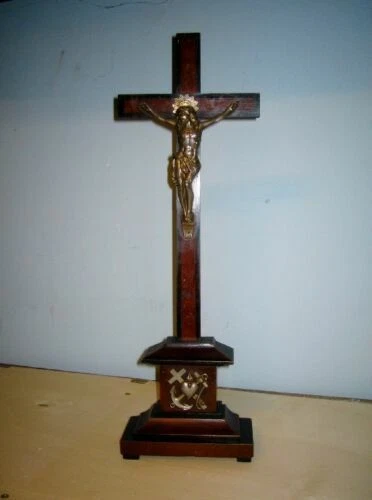 Antike religiöse Original-Skulpturen & -Sakralmalereien (vor 1945)