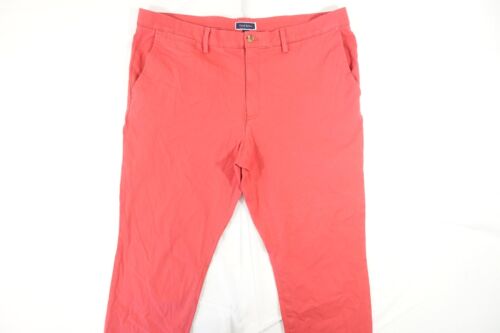 PANTALONE CHINO CLUB ROOM ROSSO CHIARO RETRÒ 34X32 4 VIE ELASTICIZZATO UOMO NUOVO