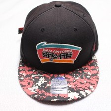 San Antonio Spurs Hardwood Classics Snapback Hat by '47 Brand Digital Camo Brim