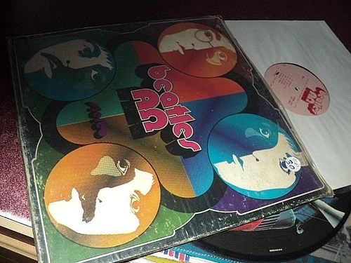 THE BEATLES ALPHA OMEGA 4 LP BOX SET BEST OF VG VINYL