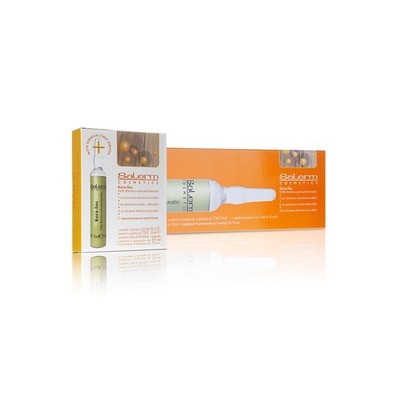 Salerm Cosmetics Kera-Liss + Thermo-Activate Keratin, 8 cases of 4 phials, .44oz