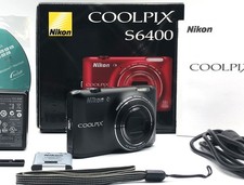 Nikon Coolpix S6400 Black 16.0MP 12x Zoom Digital Camera Exc 624F From Japan
