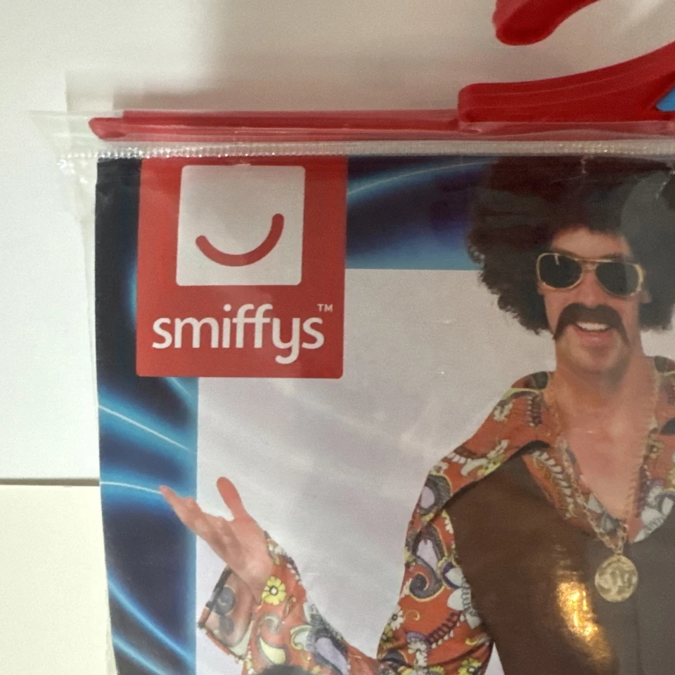 Smiffys Groovie Boogie Disfraz Para Hombre Años 70 Discoteca Vestido Elegante Halloween Adulto Grande Foto 2 de 4