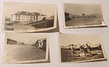 4 C. 1917 ANTIQUE PHOTOGRAPHS WW1 SOLDIERS PHOTOS MILITARY CAMP SHERMAN, PERRY
