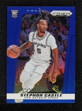 2024-25 Panini Prizm Deca Blue Prizm 79/149 Stephon Castle #174 19fe