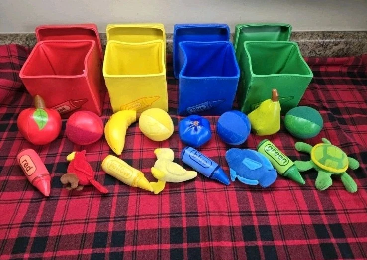 Lakeshore Multicolor Color Sorting Discovery Block Boxen mit Spielzeug