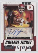 2021 Panini Contenders Draft Picks College Ticket Tyler Vaughns #169 Auto 04o2