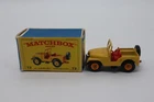 Vintage Lesney Matchbox Yellow Standard Willys Jeep #72