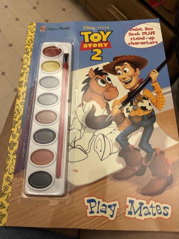 1999 Toy Story 2 Paint with Water Book