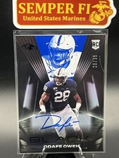 #156 Odafe Oweh 2021 Panini Black Rookies Autographs Sapphire Rookie Auto #/35