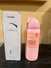 Owala Freesip Water Bottle Stainless Steel  32oz rose quartz