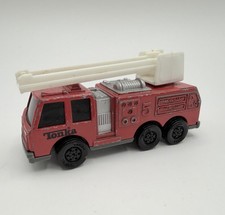Vintage 1992 Tonka Fire Engine No. 5 Red Steel 4" Length Fire Rescue Vehicle