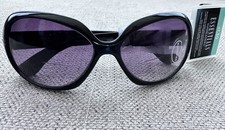 FOSTER GRANT MAGNIVISION 1.50 SUN READERS BLACK FRAME READING SUN GLASSES NEW