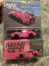Mini GT Roxy Porsche 911 GT3 R 80 AO Racing 2023 IMSA Virginia Roxy 1:64 Scale