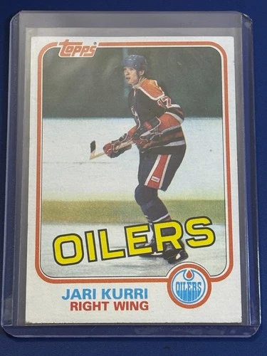 🏒 1981-82 Topps Hockey Base Card Rookie #18 Jari KURRI 🏒
