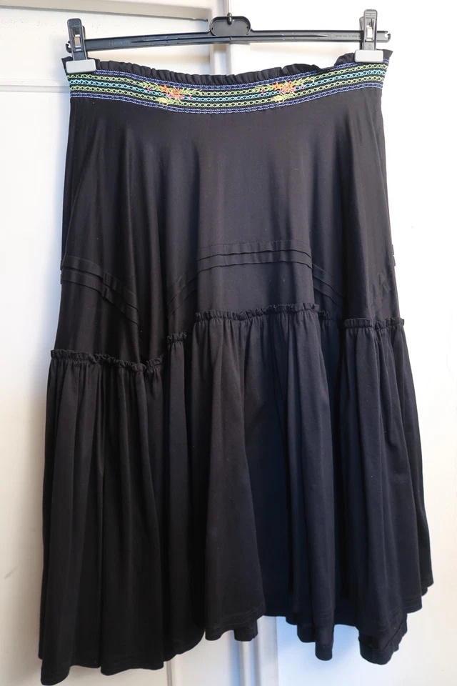 KENZO JUNGLE Jupe brodée Taille XL Fabriquée en ITALIE - Photo 2/4