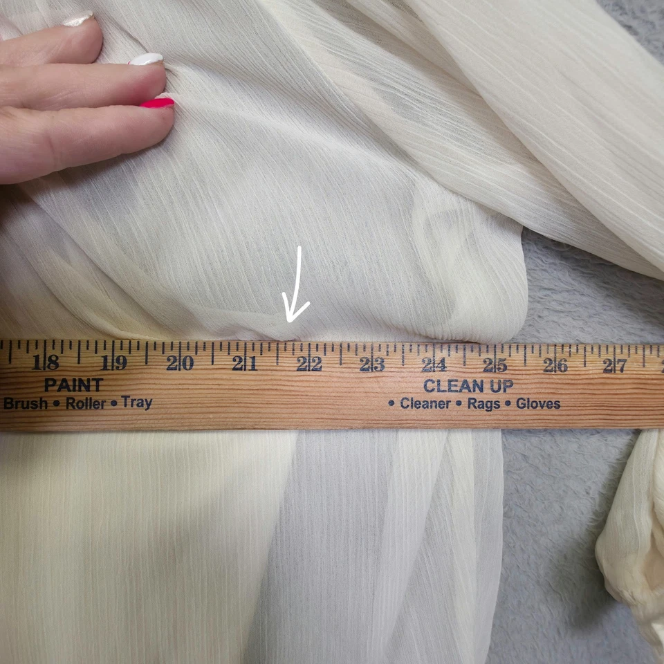 Simply Vera Vera Wang Top 女式 L 百褶波西米亚花卉蕾丝背心衬里维多利亚 — 第 4/4 张图片