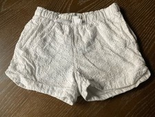 Cat  Jack Girls White Eyelet Shorts Size S 6/6X 100 - Cotton