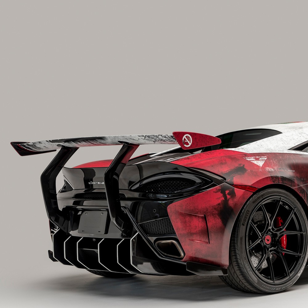 Vorsteiner 570-VX Rear Bumper with Carbon Fiber Diffuser fits