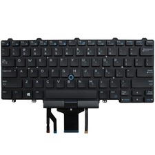 No Frame Replace Keyboard for Dell Latitude E5450 E5470 E7450 E7470 7480 7490...
